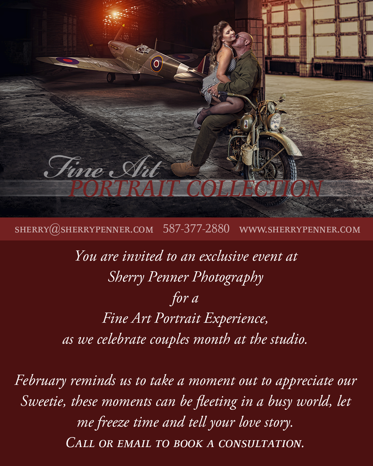 Valentine's Day, Valentine's Photography Special, Fine art portraits, central alberta photographer